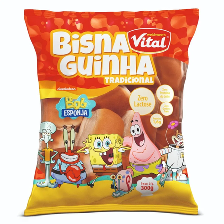 PÃO VITAL BISNAGUINHA 300G ZERO LACTOSE