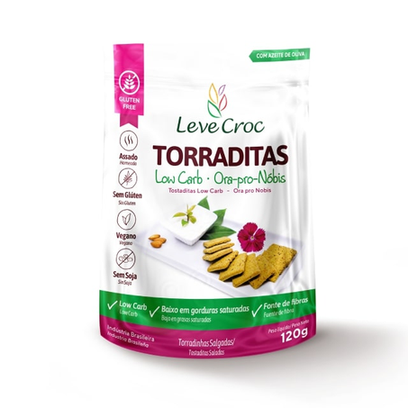 Biscoito Leve Croc Torraditas 120g