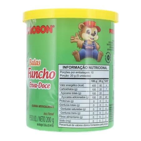Balas Funcho Erva Doce Pietrobon Pote 200gr 360-20