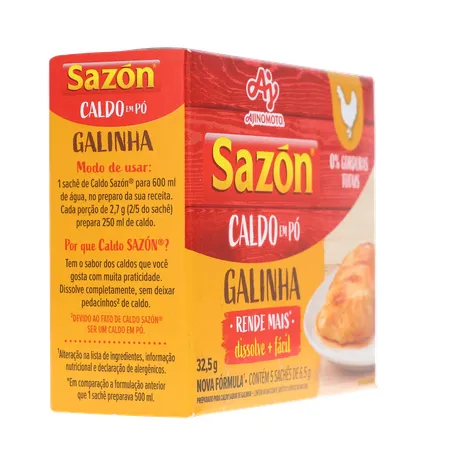 CALDO SAZON PÓ GALINHA 32,5G 360-30