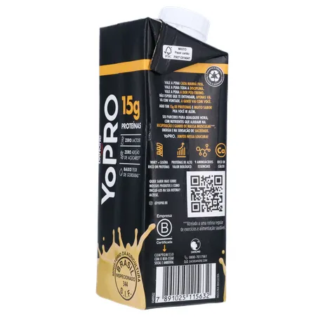 Bebida Lactea Danone Yopro 15 Banana 250ml 360-24