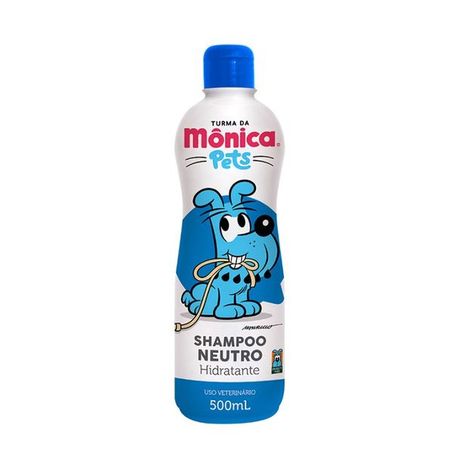 Shampoo cães neutro turma da mônica sanol 500ml