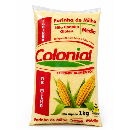 FARINHA  DE MILHO COLONIAL 1KG