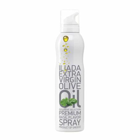 Composto azeite de oliva com manjericão spray iliada 200ml