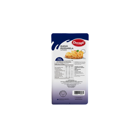 QUEIJO DOCEOLI FATIADO PACOTE 700G