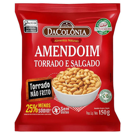 AMENDOIM SALGADO DA COLÔNIA 150G