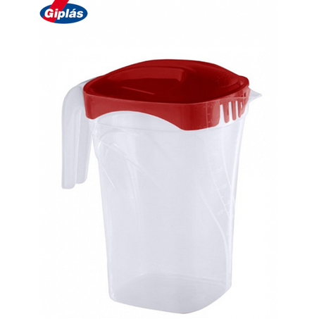 JARRA RETANGULAR 2L GIPLAS JR-20 UNID COR SORTIDA