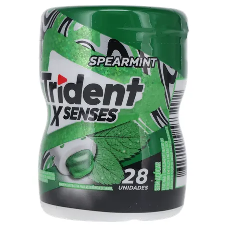 GOMA MASCAR TRIDENT GARRAFA SPEARMINT 54G 360-3