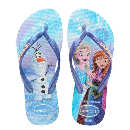 Sandália Havaianas Kids Slim Frozen 35/36