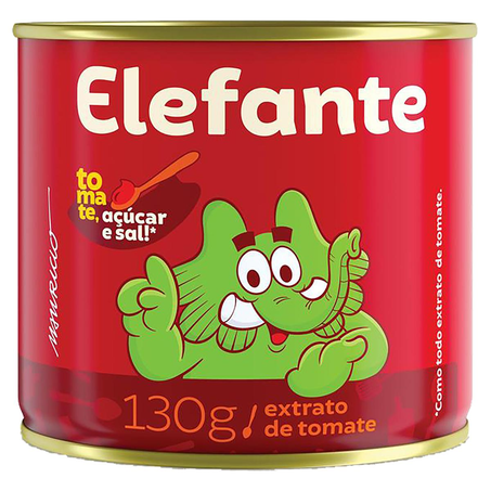 Extrato de Tomate Elefante 130g - Lata