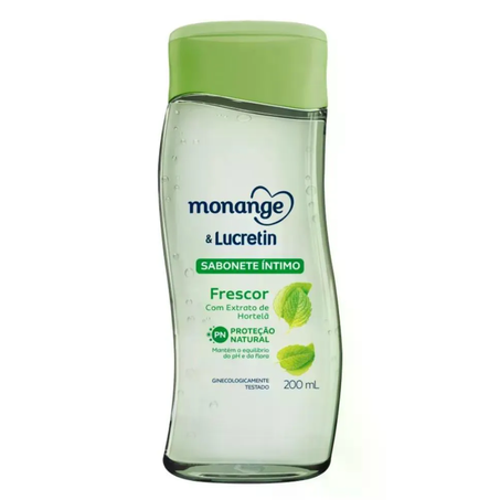 Sabonete liquido monange 200ml intimo hortela