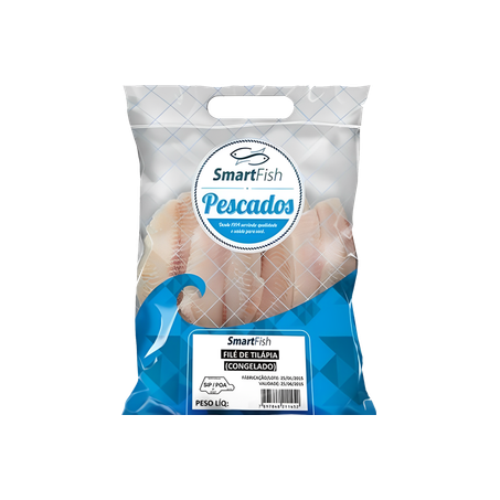 Filé de Tilápia Smartfish 800g - Congelado - IQF