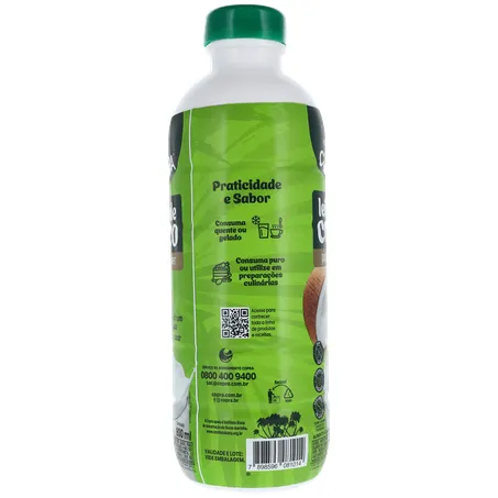 Bebida à Base de Leite de Coco Zero Lactose Copra Garrafa 900ml