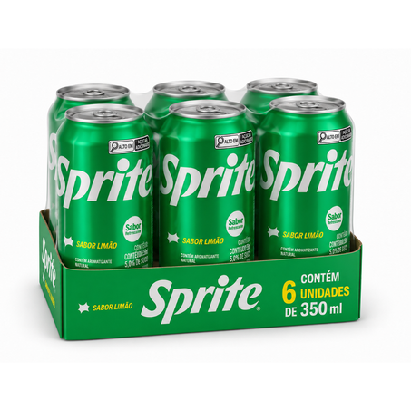 Refrigerante sprite tradicional pcc/06x350ml lata pc