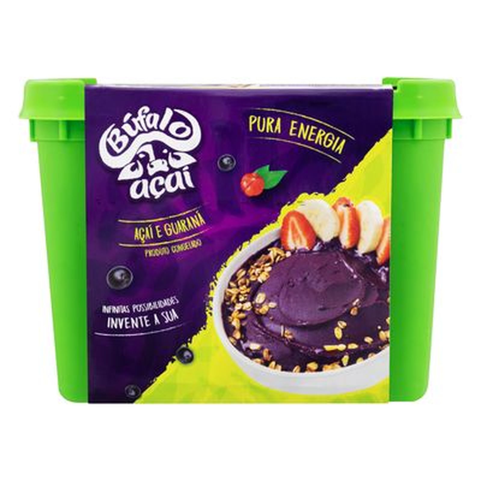 Acai Bufalo C/guarana 1,3kg | Supermercado Central Vera Cruz