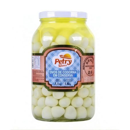 Ovos de codorna Petry 1,8kg