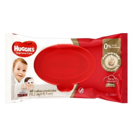 TOALHA UMEDECIDA HUGGIES SUPREME CARE