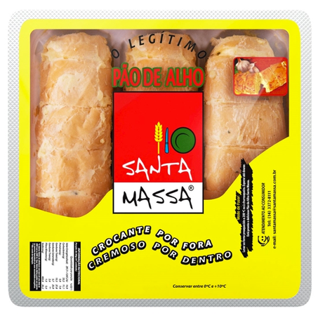 Pao de alho santa massa 240g tradic