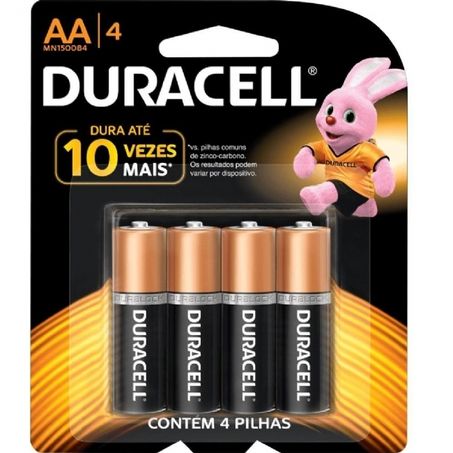 Pilha Duracell  Aa 4un 
 