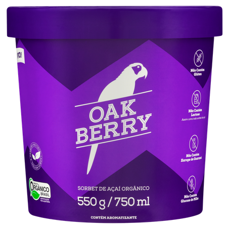 Sorbet açaí oakberry 750ml