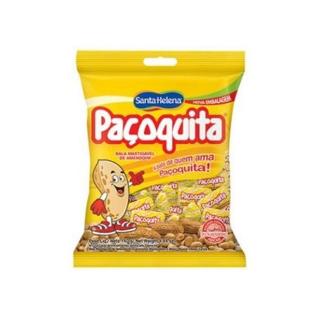 Bala Sta Helena Pacoquita 140g Amendoim Mastig.