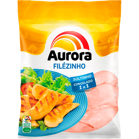 FILÉZINHO DE FRANGO AURORA IQF PACOTE 1KG