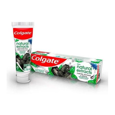 CREME DENTAL COLGATE CARVAO ATIVADO E MENTA NATURAL EXTRACTS 70G