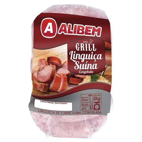 LINGUIÇA SUINA ALIBEM CONGELADA 800G
