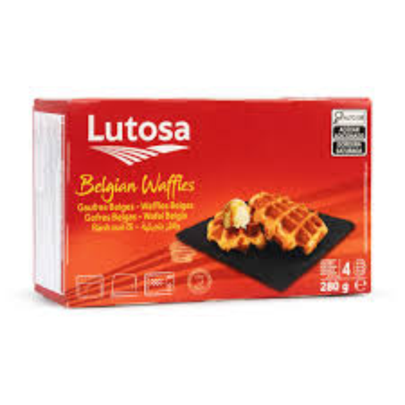 WAFFLES BELGA LUTOSA 280G CONG.