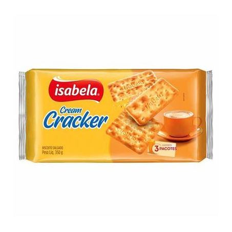 Biscoito isabela 350g cream cracker