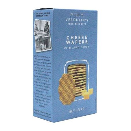 Biscoito verduijns wafes 75g queijo gouda