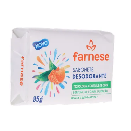Sabonete Desodorante Farnese Menta e Bergamota Pacote 85gr 360-32