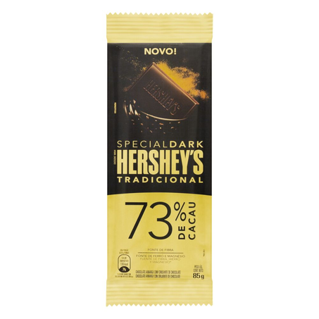 Chocolate Hersheys 73 Cacau Barra 85g