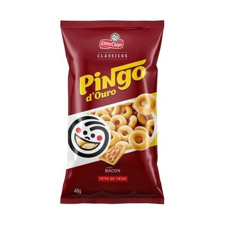 Salgadinho Pingo de Ouro Bacon 48G