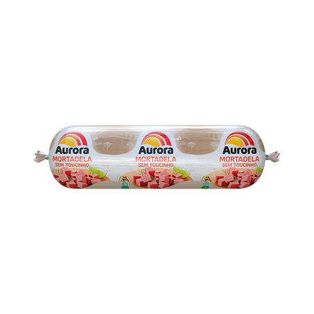 Mortadela aurora sem toucinho pacote 400g