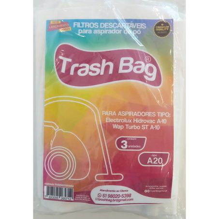 Saco aspirdor trash tipo a20 c/03