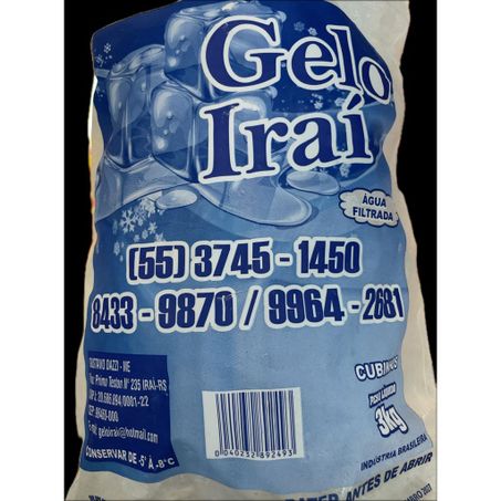Gelo irai 3kg pct