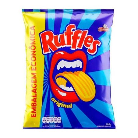BATATA E.CHIPS RUFFLES 300GR ORIGINAL