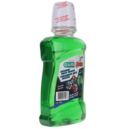 ENXAGUANTE BUCAL SUNSTAR GUM AVENGERS BUBBLE GUM 250ML 360-31