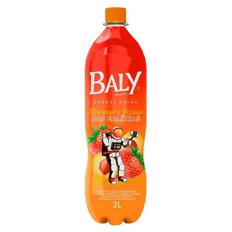 Energetico baly 2l morango e pessego