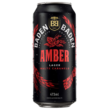 Cerveja baden amber lata 473ml