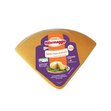 Queijo Prato Kiformaggio Cobocó Zero Lactose Kg 
 