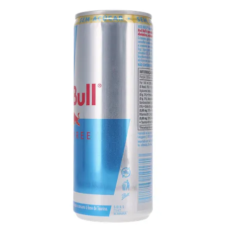 Bebida Energética Red Bull 250ml - Sugar Free - Lata 360-1