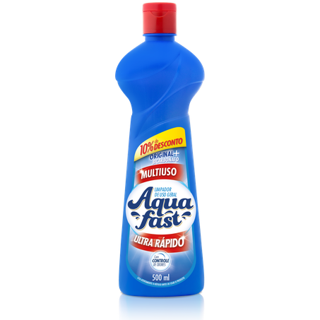 Promoção Limpador Aquafast Multiuso 10%Desconto Original 500Ml