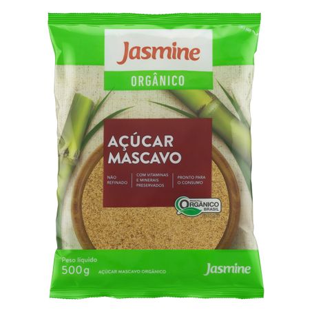 AÇÚCAR MASCAVO ORGÂNICO JASMINE