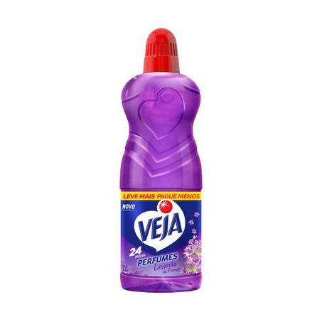 Limpador Perfumado Veja Perfumes Lavanda da França Frasco 1lt