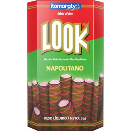 WAFER TUBO LOOK ITAMARATY NAPOLITANO 55G