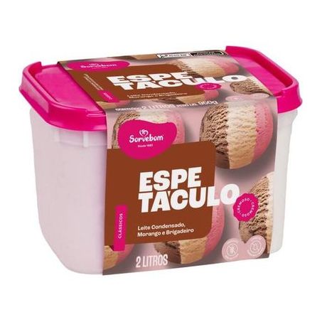 Sorvete sorvebom espetáculo 2l