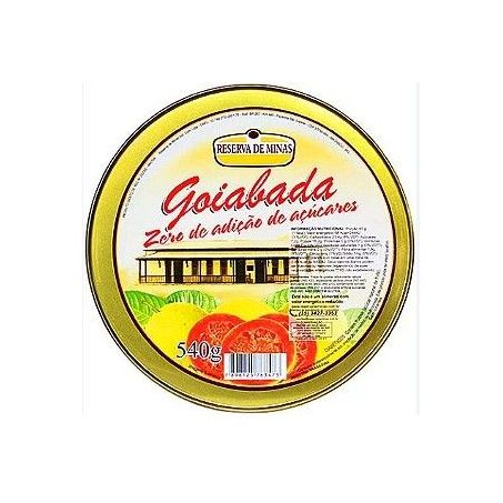 GOIABADA RESERVA DE MINAS 540G ZERO ACUCAR
