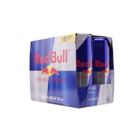 Energetico red bull trad 250ml 6un 360-38
